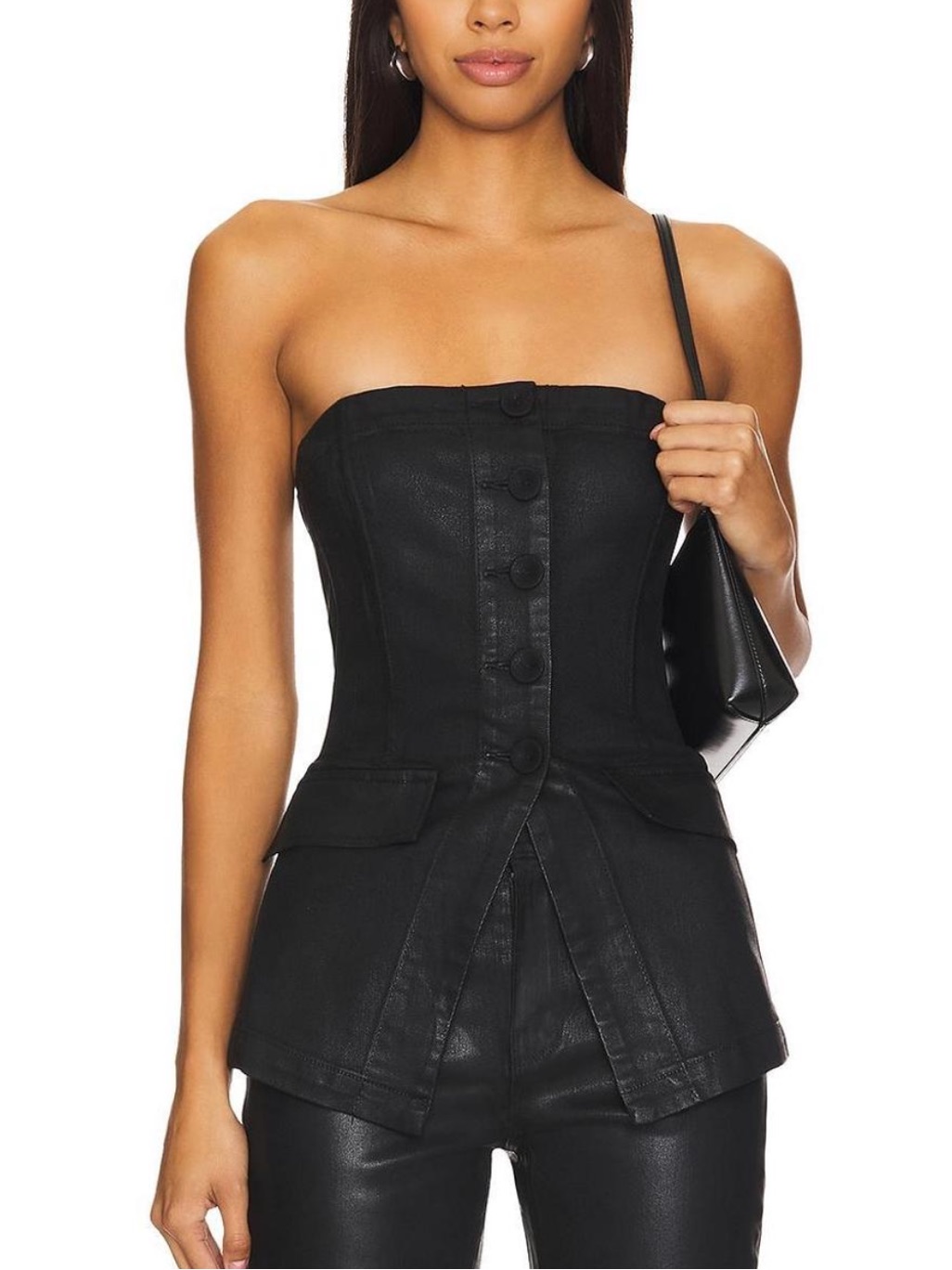 Favorite Daughter Phoebe Black Strapless Small
